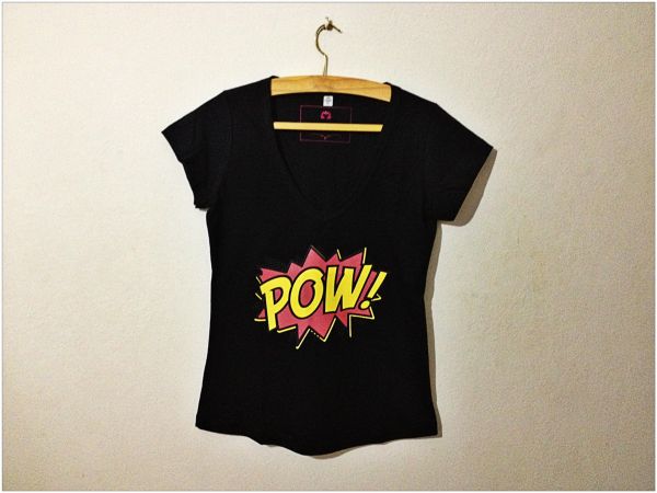 Tee POW Preta