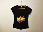 Tee POW Preta