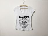 Tee Ramones Branca