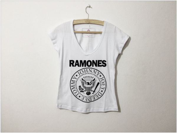 Tee Ramones Branca